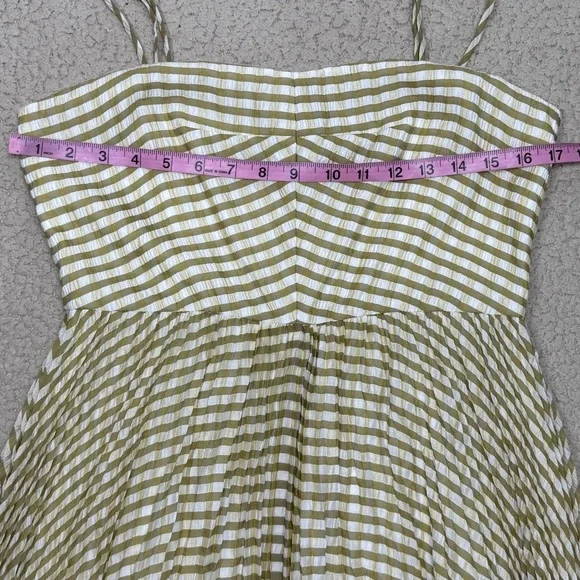 J. Crew Pleated Midi Dress in Crinkle Gingham - Picture 4 of 8